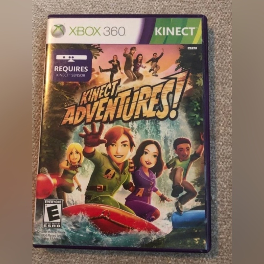 Xbox 360 Microsoft Kinect Sensor with Kinect Adventures